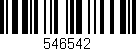 Código de barras (EAN, GTIN, SKU, ISBN): '546542'