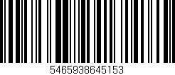 Código de barras (EAN, GTIN, SKU, ISBN): '5465938645153'