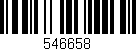 Código de barras (EAN, GTIN, SKU, ISBN): '546658'