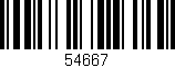 Código de barras (EAN, GTIN, SKU, ISBN): '54667'