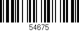 Código de barras (EAN, GTIN, SKU, ISBN): '54675'