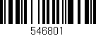 Código de barras (EAN, GTIN, SKU, ISBN): '546801'