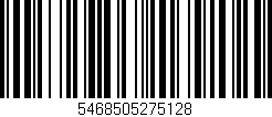 Código de barras (EAN, GTIN, SKU, ISBN): '5468505275128'
