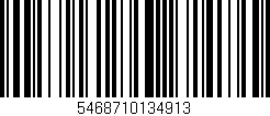 Código de barras (EAN, GTIN, SKU, ISBN): '5468710134913'
