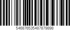 Código de barras (EAN, GTIN, SKU, ISBN): '546876535487879898'