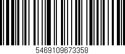Código de barras (EAN, GTIN, SKU, ISBN): '5469109673358'