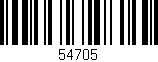 Código de barras (EAN, GTIN, SKU, ISBN): '54705'