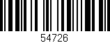 Código de barras (EAN, GTIN, SKU, ISBN): '54726'