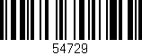 Código de barras (EAN, GTIN, SKU, ISBN): '54729'