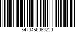 Código de barras (EAN, GTIN, SKU, ISBN): '5473458963220'