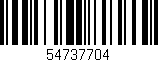 Código de barras (EAN, GTIN, SKU, ISBN): '54737704'