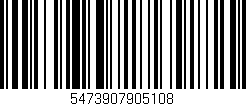 Código de barras (EAN, GTIN, SKU, ISBN): '5473907905108'