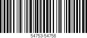 Código de barras (EAN, GTIN, SKU, ISBN): '54753-54756'