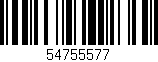 Código de barras (EAN, GTIN, SKU, ISBN): '54755577'
