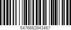 Código de barras (EAN, GTIN, SKU, ISBN): '5476682843467'