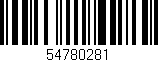 Código de barras (EAN, GTIN, SKU, ISBN): '54780281'