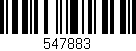 Código de barras (EAN, GTIN, SKU, ISBN): '547883'