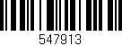 Código de barras (EAN, GTIN, SKU, ISBN): '547913'