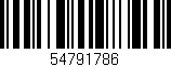 Código de barras (EAN, GTIN, SKU, ISBN): '54791786'