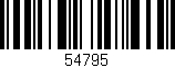 Código de barras (EAN, GTIN, SKU, ISBN): '54795'