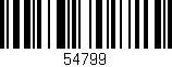 Código de barras (EAN, GTIN, SKU, ISBN): '54799'