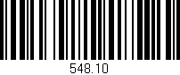 Código de barras (EAN, GTIN, SKU, ISBN): '548.10'