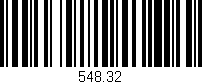Código de barras (EAN, GTIN, SKU, ISBN): '548.32'