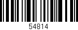 Código de barras (EAN, GTIN, SKU, ISBN): '54814'