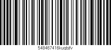 Código de barras (EAN, GTIN, SKU, ISBN): '548467416kugbjfv'