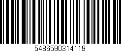 Código de barras (EAN, GTIN, SKU, ISBN): '5486590314119'