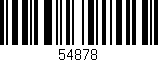 Código de barras (EAN, GTIN, SKU, ISBN): '54878'