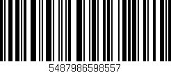 Código de barras (EAN, GTIN, SKU, ISBN): '5487986598557'