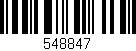 Código de barras (EAN, GTIN, SKU, ISBN): '548847'