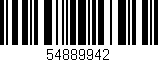 Código de barras (EAN, GTIN, SKU, ISBN): '54889942'