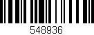 Código de barras (EAN, GTIN, SKU, ISBN): '548936'
