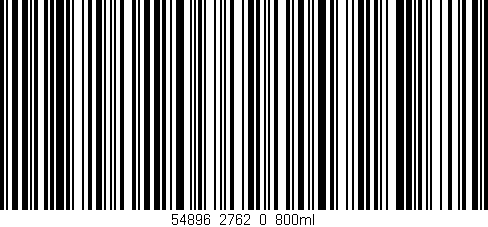 Código de barras (EAN, GTIN, SKU, ISBN): '54896_2762_0_800ml'