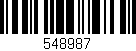 Código de barras (EAN, GTIN, SKU, ISBN): '548987'