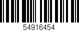 Código de barras (EAN, GTIN, SKU, ISBN): '54916454'