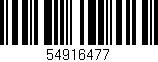 Código de barras (EAN, GTIN, SKU, ISBN): '54916477'