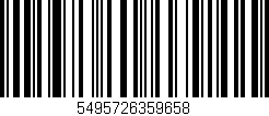 Código de barras (EAN, GTIN, SKU, ISBN): '5495726359658'