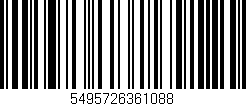 Código de barras (EAN, GTIN, SKU, ISBN): '5495726361088'