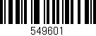 Código de barras (EAN, GTIN, SKU, ISBN): '549601'