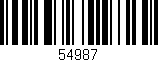 Código de barras (EAN, GTIN, SKU, ISBN): '54987'