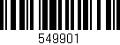 Código de barras (EAN, GTIN, SKU, ISBN): '549901'