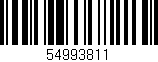 Código de barras (EAN, GTIN, SKU, ISBN): '54993811'