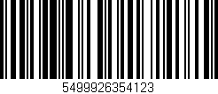 Código de barras (EAN, GTIN, SKU, ISBN): '5499926354123'