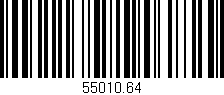 Código de barras (EAN, GTIN, SKU, ISBN): '55010.64'