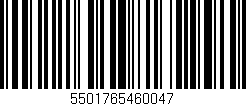 Código de barras (EAN, GTIN, SKU, ISBN): '5501765460047'