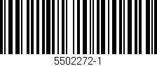 Código de barras (EAN, GTIN, SKU, ISBN): '5502272-1'