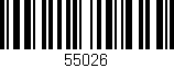 Código de barras (EAN, GTIN, SKU, ISBN): '55026'